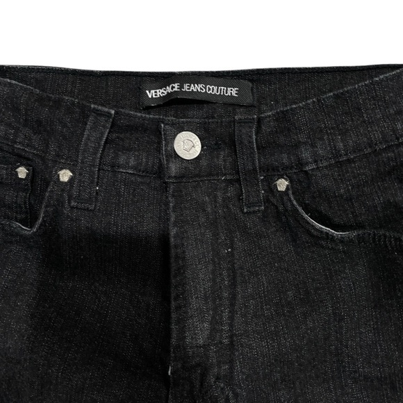 VERSACE JEANS COUTURE Classic Black Women's Jeans relaxed Fit 26 40 - Picture 2 of 5